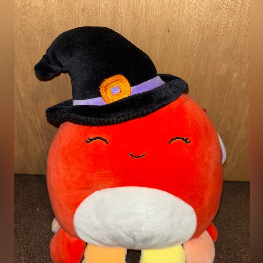 Squishmallow Plush Toy 8” Detra the Octopus Halloween Witch Stuffed Animal